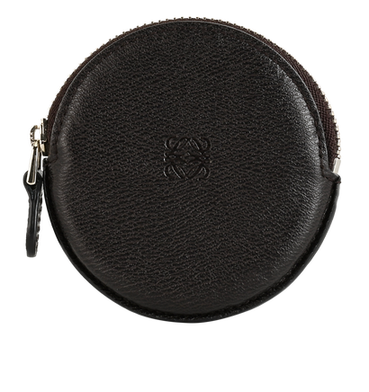 Loewe Coin Holder, &pound;120, Accessories, Brown, Leather, Front view